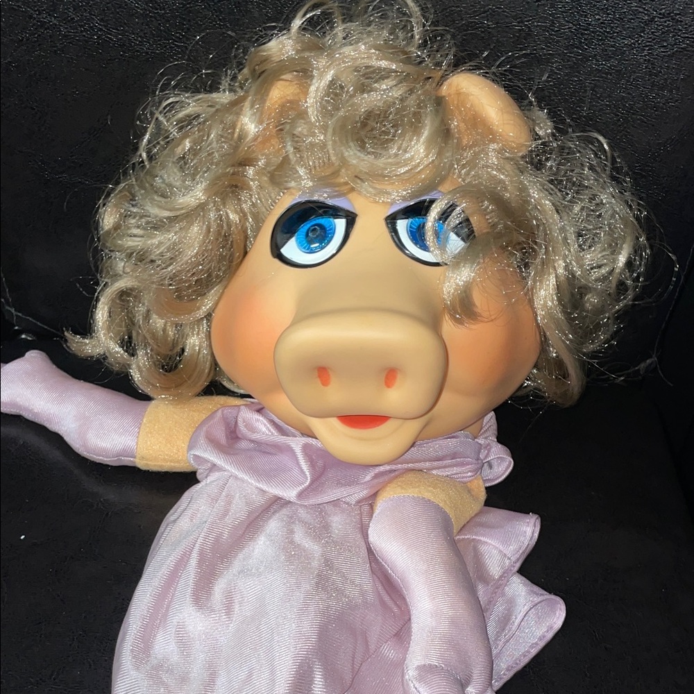 1977 ©️ 1978 authentic vintage Miss Piggy hand puppet (#855) Fisher-Price - Picture 8 of 17